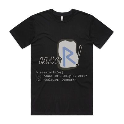 useR 2015 Conference T-shirt from Aalborg Thumbnail